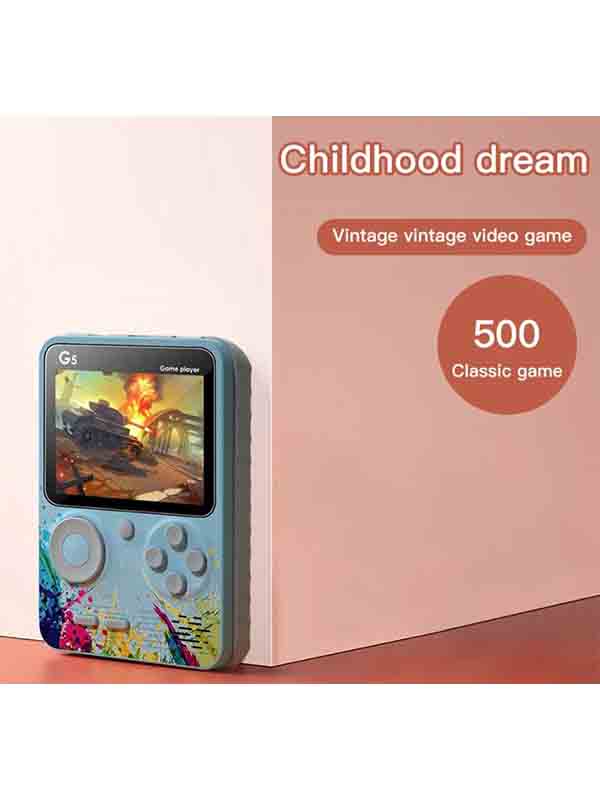 Game Box G5 Mini Handheld Gaming Player with Builtin 500 Games